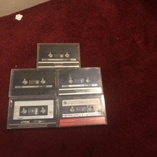 5 X Used TDK SA 90 MINUTES