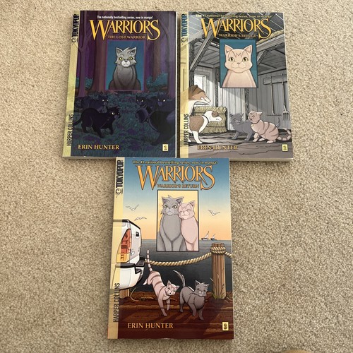 Warrior cats manga books 3 - cats,