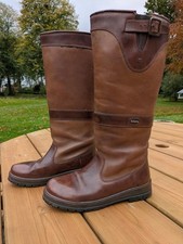 Dubarry Tipperary Leather Country Boots, Size 5