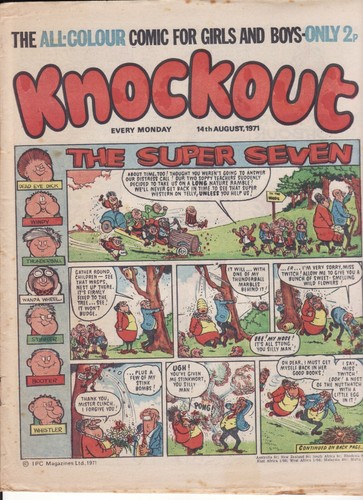 Knockout comic 71 joker - comic, 14/8/71
