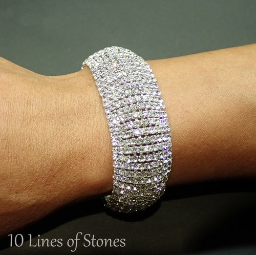 Chunky bracelet sparkle big - bracelet,, sparkle,