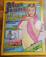 MAGAZINE - Blue Jeans No #224 May 2nd 1981 Girls Fashion Love Roxy Music