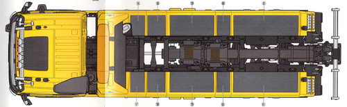Tamiya decals volvo 8x4 - volvo,