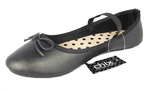 Womens new girls black - new, patent