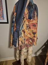 Powder Hare Rabbit Shawl Wrap
