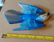 Poole Pottery Blue Bird Hand Painted Wall Ornament Beautiful Item