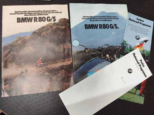 Collection bmw r80 - collection, g/s