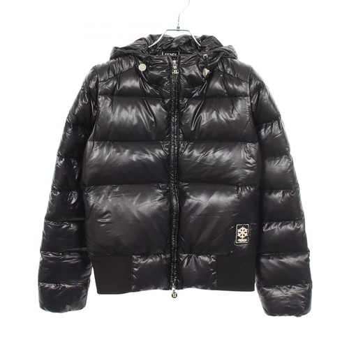 Fendi logo hooded down - ff,