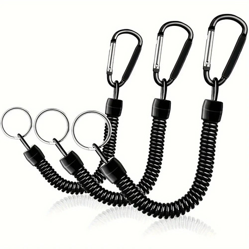 Retractable coil keychain - retractable,