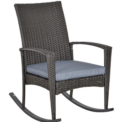 Outdoor rattan rocking - pe,