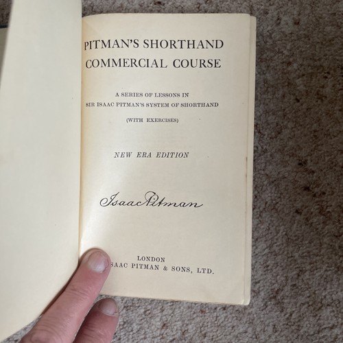 Pitman shorthand commercial - shorthand,