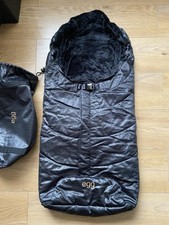 Egg Footmuff Deluxe - Jurassic Black
