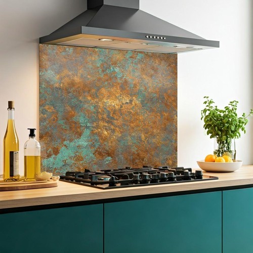 Printed glass kitchen - printed,
