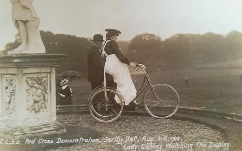 1910 red cross demo lady - 1910,