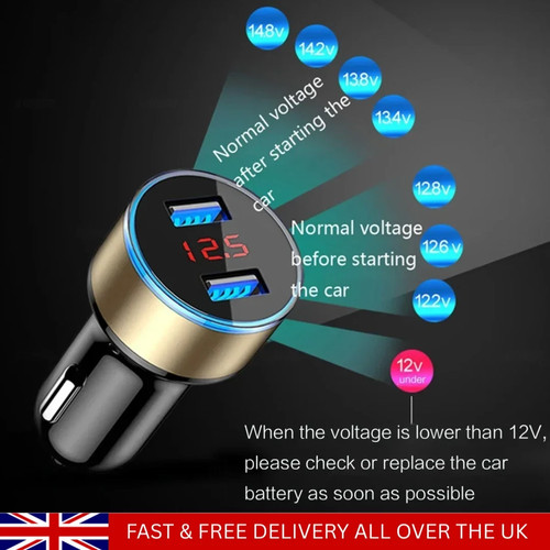 Dual usb car charger 2 - car,