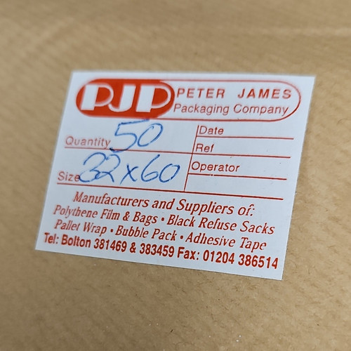 Bulk lot extraction bags - lot,