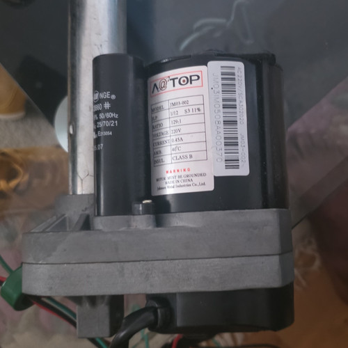 Top jm03 002 - 1/12hp, 220v