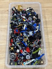 LEGO Technic 1kg Mixed Parts Pieces Pins Wheels Accessories Bundle Job Lot Set 