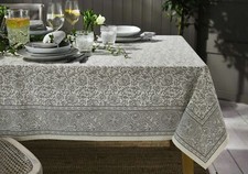 Traditional Indian Hand Printed Tablecloth Dining Table Cover Decor 6 Colours