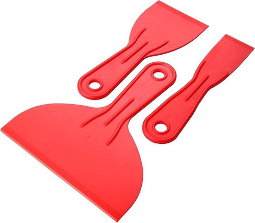 Plastic putty knife set - plastic,