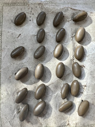 Vintage olive bakelite - 10,