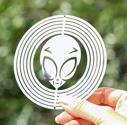 Wind spinner silver stainless - silver,