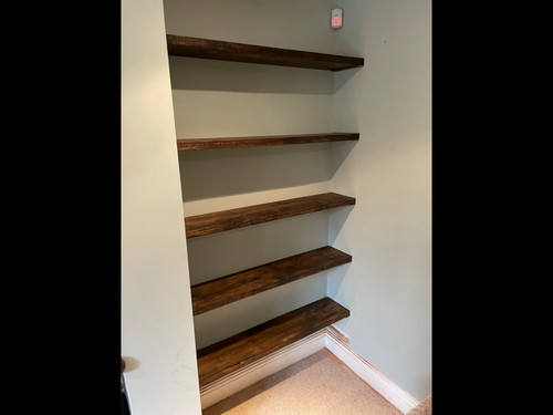 Alcove pine shelves - cut, any