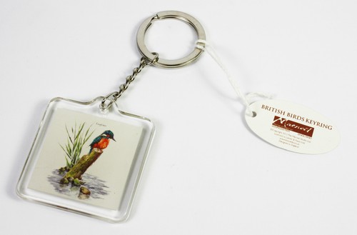 British birds key ring fob - key,