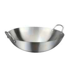 Large Stainless Steel Wok