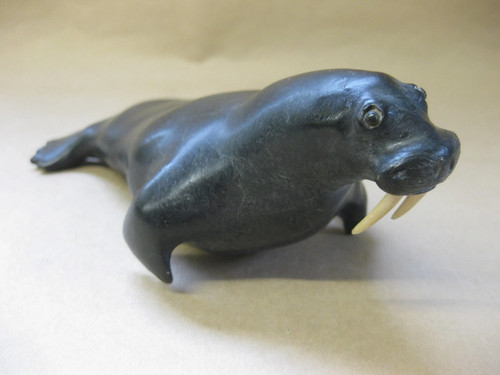 Vintage inuit carved - carved, stone
