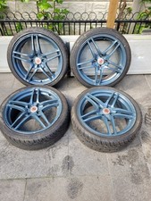 Set of 4 Wolfrace Alloy wheels
