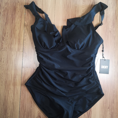 Dkny uk18 ruffle plunge - ruffle,