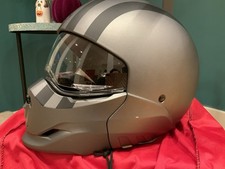 Bell Mens Motorcycle Motorbike Broozer helmet in graphic grey black. New boxed