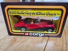Corgi Cars of the 50's 814 1952 Rolls Royce Silver Dawn Red + Box FREE P&P