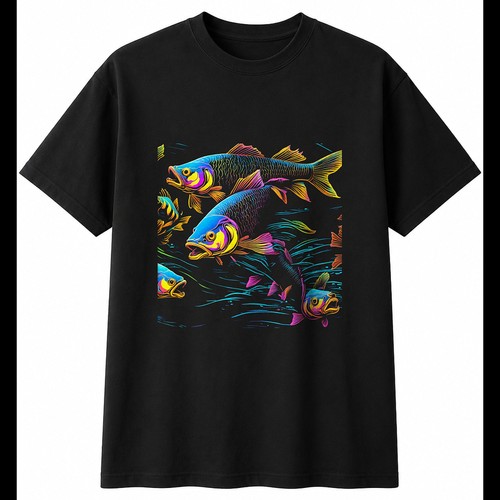 Ghost carp neon glow detailed - ghost,