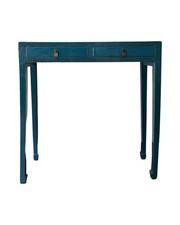 Orchid Furniture Blue Chinese Lacquer Console