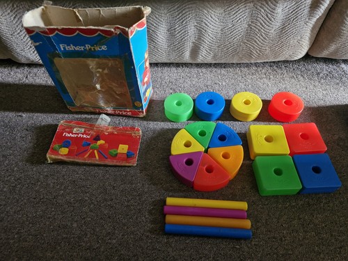 Vintage fisher price building - vintage,