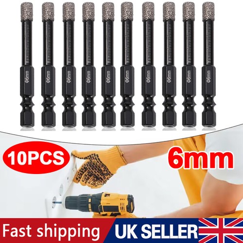 10x 6mm dry diamond - diamond-drill, bits