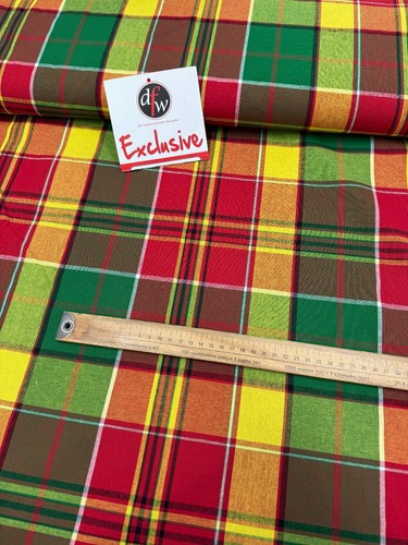 Madras check coloured - madras, check,