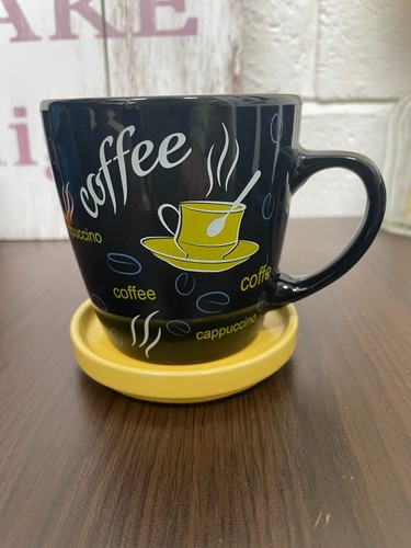 Coffee mug and coaster - coffee,