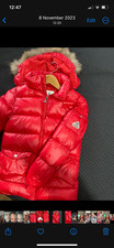 Unisex Red Pyrenex Coat age 10