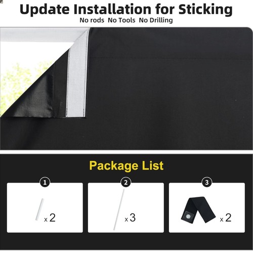 Full blackout door curtain - blackout, for