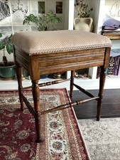 Antique Victorian Piano Stool