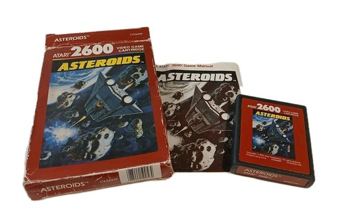 Atari 2600 game asteroids red - atari,