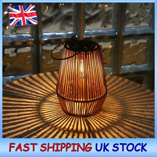 Rattan solar hanging - solar,
