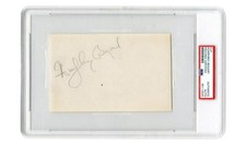 Humphrey Bogart Signed Slip, PSA/DNA Encapsulated and Graded