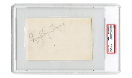 Humphrey bogart signed slip - bogart,