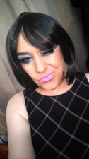 Black bob cheap wig - black,