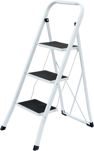 Foldable step ladder safety - step,