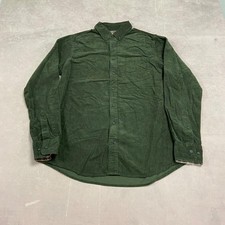 Pull&bear Corduroy Shirt Long Sleeve Button Up Cord Shirt Men's L